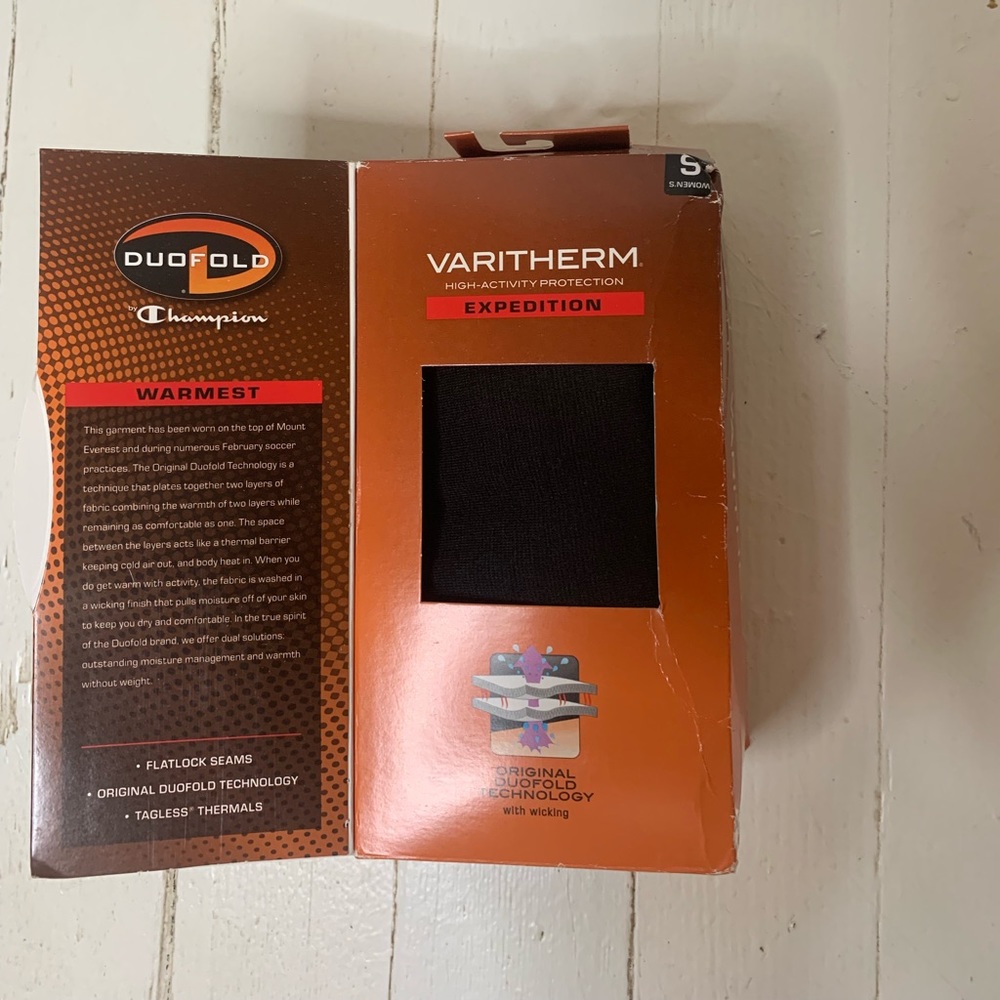 Champion duo-therm expedition extremely warm leggings/ base layer NWT